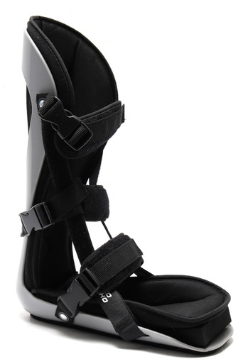 United Ortho Plantar Fasciitis Adjustable Leg Support Brace, Large, Black