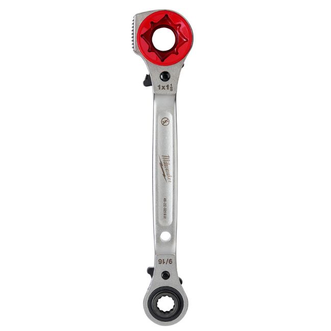 Milwaukee 48-22-9216 Lineman’s 5-in-1 Ratcheting Wrench