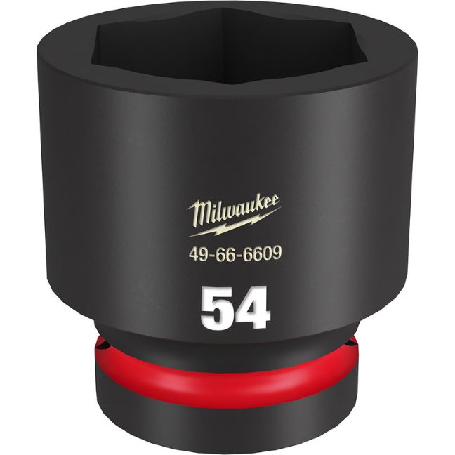 Milwaukee 49-66-6609 SHOCKWAVE Impact Duty 1″ Drive 54MM Standard Metric 6-Point Socket