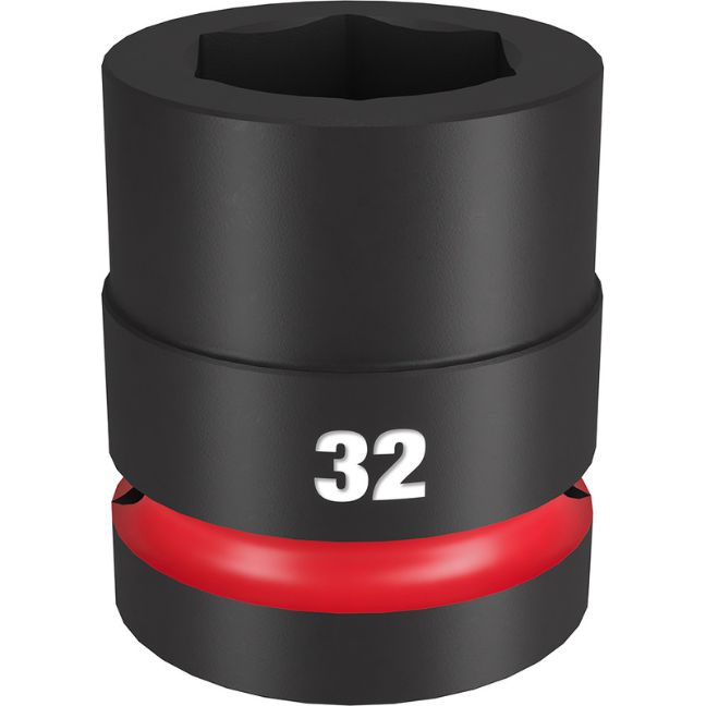 Milwaukee 49-66-6597 SHOCKWAVE Impact Duty 1″ Drive 32MM Standard Metric 6-Point Socket