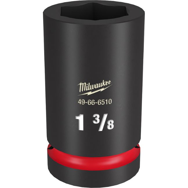 Milwaukee 49-66-6510 SHOCKWAVE Impact Duty 1″ Drive 1-3/8″ Standard SAE 6-Point Socket