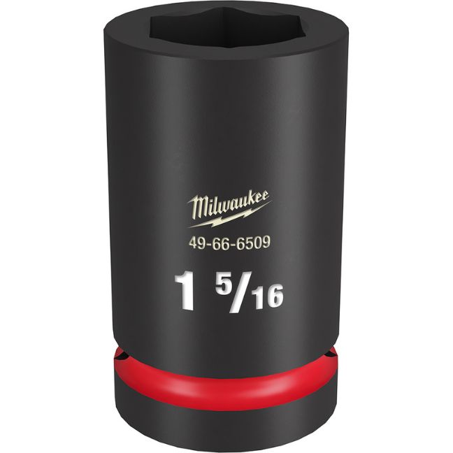 Milwaukee 49-66-6509 SHOCKWAVE Impact Duty 1″ Drive 1-5/16″ Standard SAE 6-Point Socket