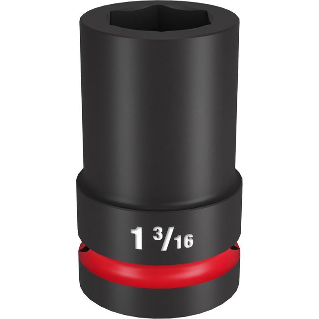 Milwaukee 49-66-6507 SHOCKWAVE Impact Duty 1″ Drive 1-3/16″ Standard SAE 6-Point Socket