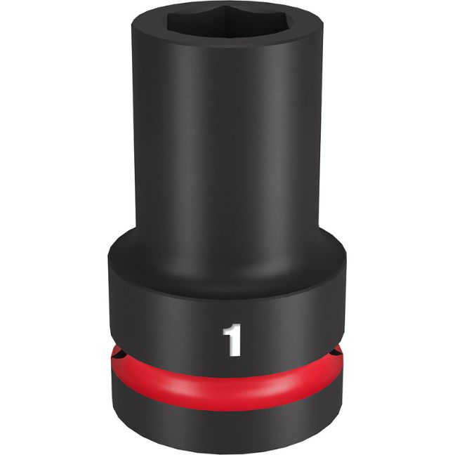 Milwaukee 49-66-6504 SHOCKWAVE Impact Duty 1″ Drive 1″ Standard SAE 6-Point Socket