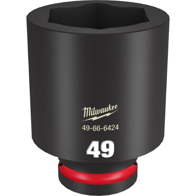 Milwaukee 49-66-6424 SHOCKWAVE Impact Duty 3/4″ Drive 50MM Standard Metric 6-Point Socket