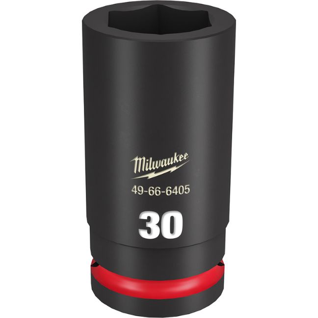 Milwaukee 49-66-6405 SHOCKWAVE Impact Duty 3/4″ Drive 30MM Standard Metric 6-Point Socket
