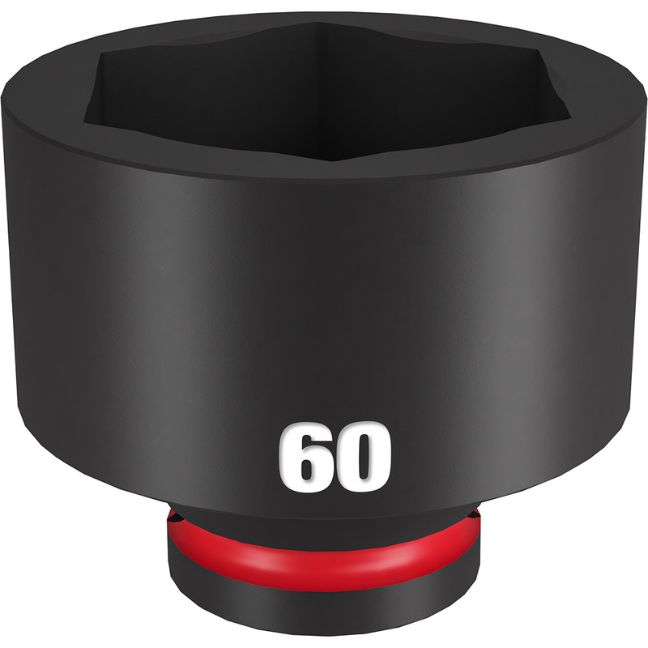 Milwaukee 49-66-6392 SHOCKWAVE Impact Duty 3/4″ Drive 60MM Standard Metric 6-Point Socket