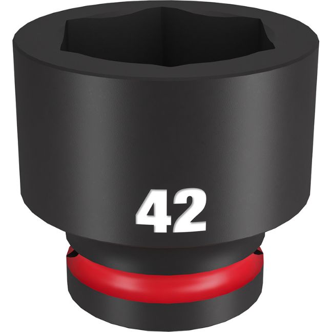 Milwaukee 49-66-6380 SHOCKWAVE Impact Duty 3/4″ Drive 42MM Standard Metric 6-Point Socket