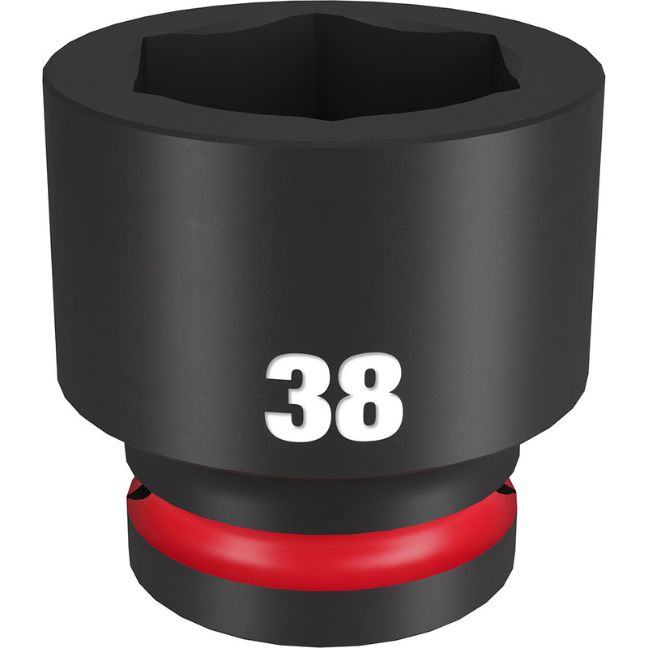 Milwaukee 49-66-6376 SHOCKWAVE Impact Duty 3/4″ Drive 38MM Standard Metric 6-Point Socket