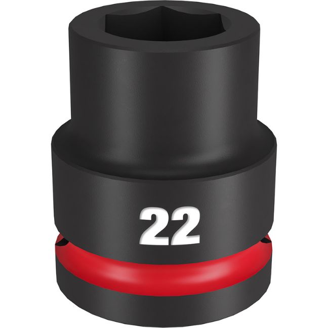 Milwaukee 49-66-6360 SHOCKWAVE Impact Duty 3/4″ Drive 22MM Standard Metric 6-Point Socket