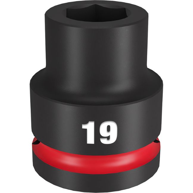 Milwaukee 49-66-6357 SHOCKWAVE Impact Duty 3/4″ Drive 19MM Standard Metric 6-Point Socket