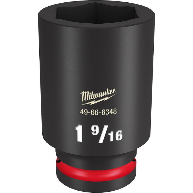 Milwaukee 49-66-6348 SHOCKWAVE Impact Duty 3/4″ Drive 1-9/16″ Deep SAE 6-Point Socket
