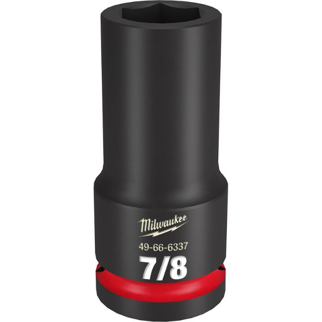 Milwaukee 49-66-6337 SHOCKWAVE Impact Duty 3/4″ Drive 7/8″ Deep SAE 6-Point Socket