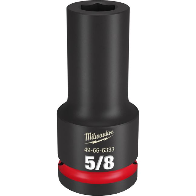 Milwaukee 49-66-6333 SHOCKWAVE Impact Duty 3/4″ Drive 5/8″ Deep SAE 6-Point Socket