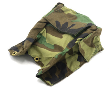 Utility Pouch, 3 Compartment, Woodland Camo