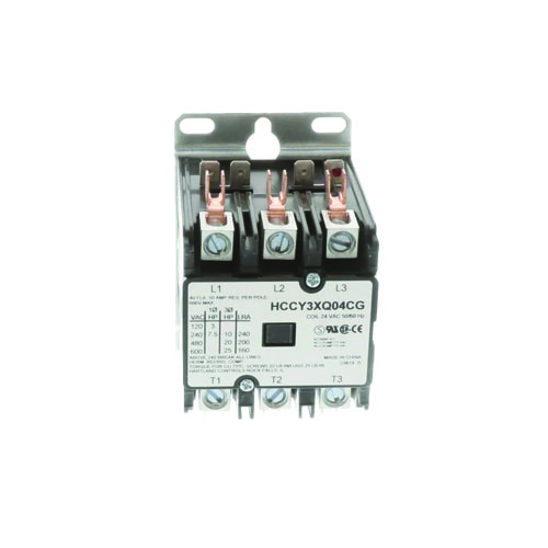 AAON V1497B 3-Pole Contactor 40A 24V Coil 600V