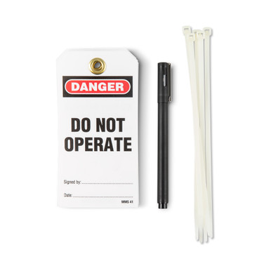 Wattmaster Do Not Operate Lockout TagWith Pen 5 Pack - WATWPT-41