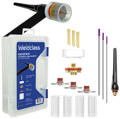 Weldclass TIG Parts Kit Glass Cup PX 17/18/26 Lrg - WC-01663