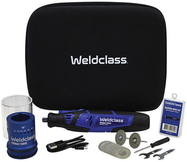 Weldclass TIG Tungsten Grinder Kit With Cordless Rotary Tool & Case PROMAX TGR40 - WC-01864