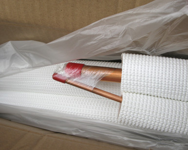 Xpertek DCTLS14581250 Mini-Split Insulated Copper Line Set, 1/4" & 5/8", 50ft
