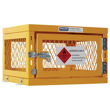 Pratt Aerosol Can Cage 1 Level Up To 42 Cans Flat Packed (Assembly Required)- PSGC1A-FP