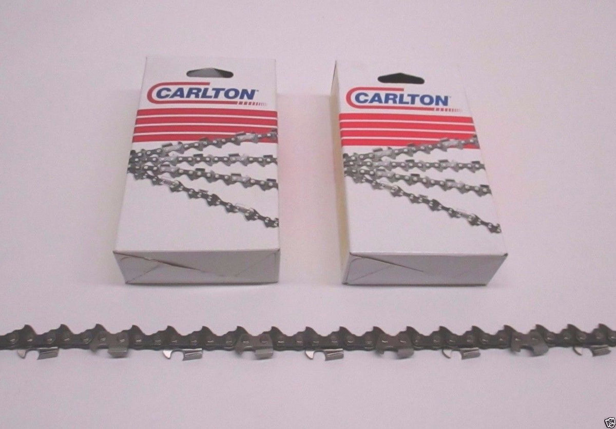 2 Pack Genuine Carlton Full Height Chisel 18" 3/8" .050 68 DL Saw Chain A1LM