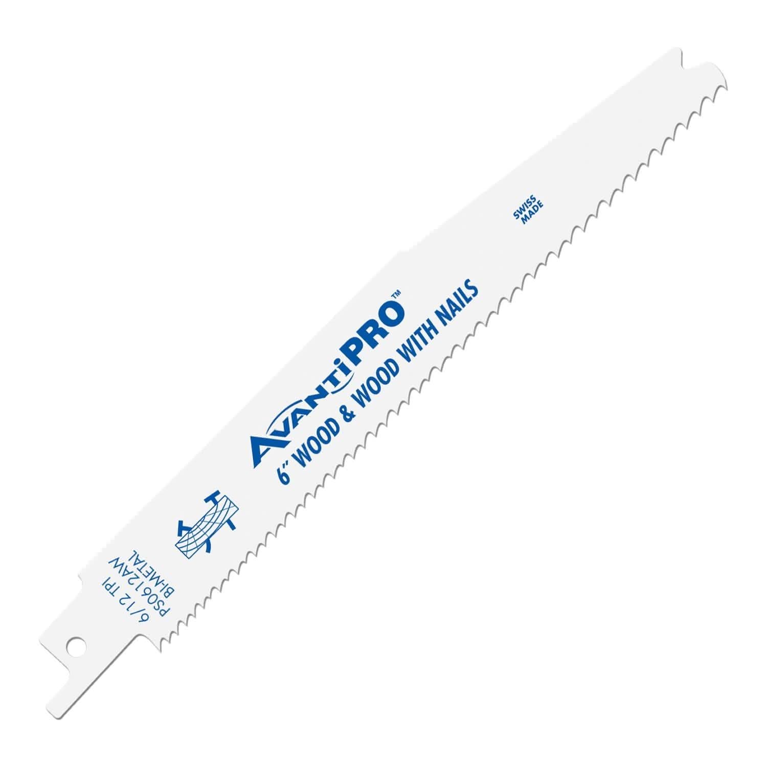 Avanti PS0612AW25 PRO 6 in. 6/12 TPI BM Recip Blade (25-Pack)