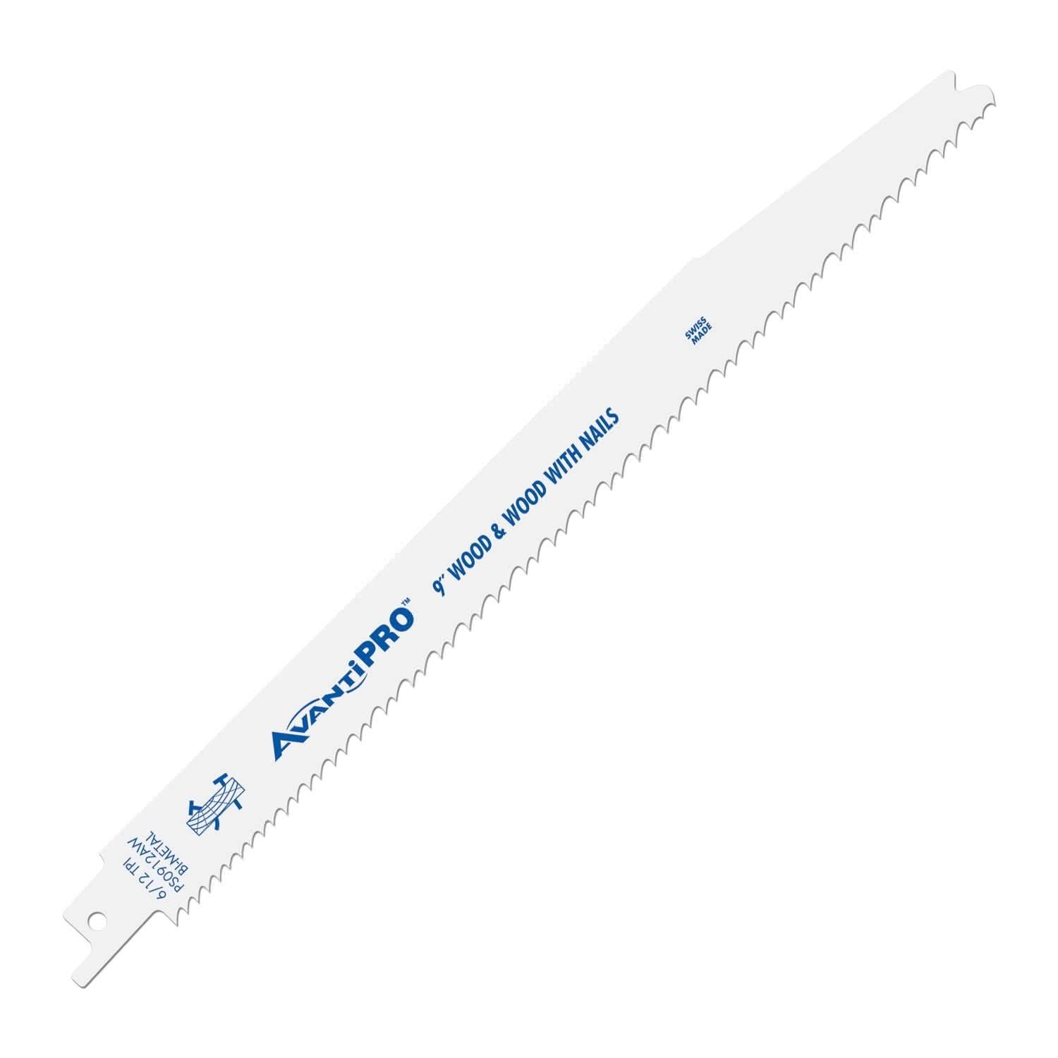 Avanti PS0912AW10 PRO 9 in. 6/12 TPI BM Recip Blade (10-Pack)