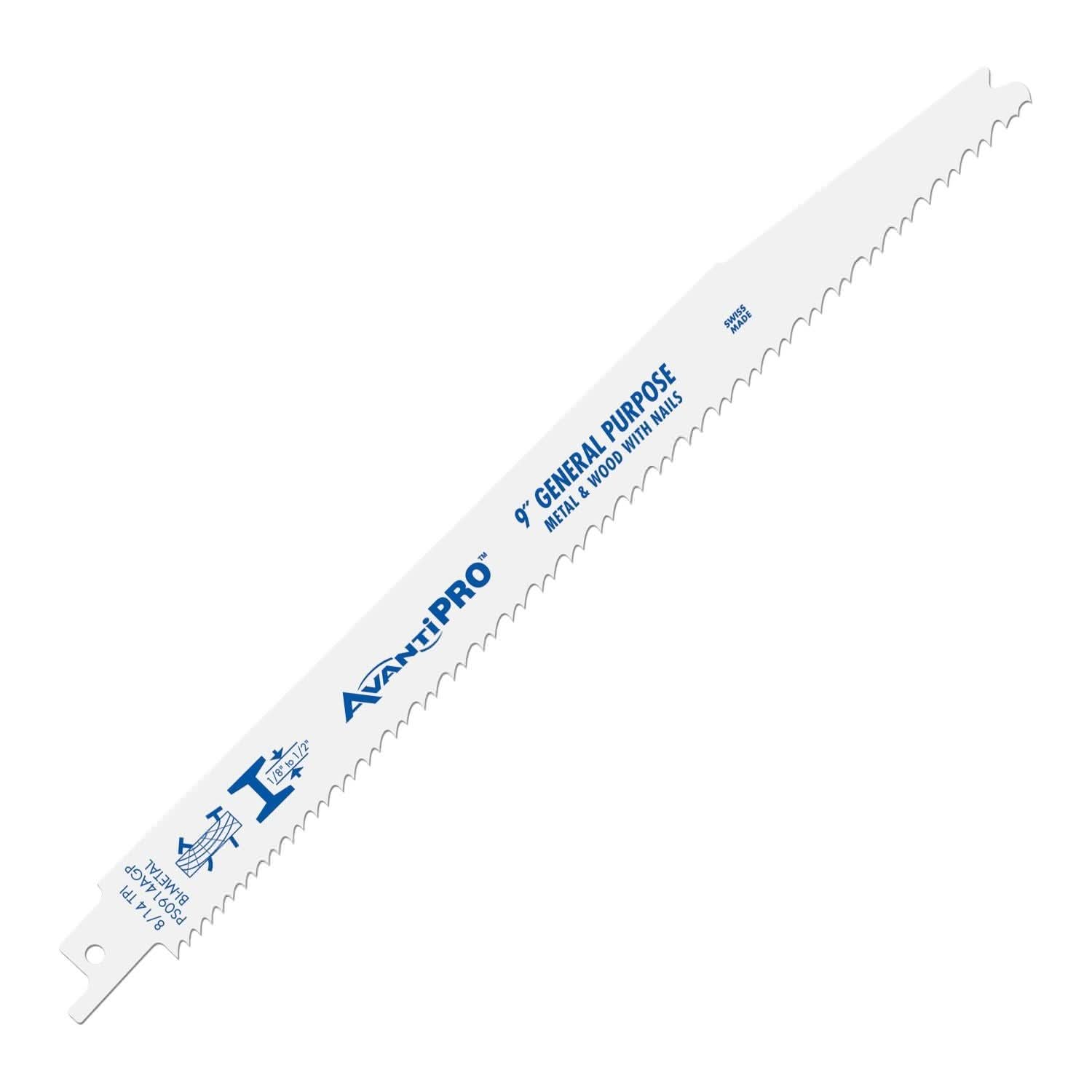 Avanti PS0914AGP10 PRO 9 in. 8/14 TPI BM Recip Blade (10-Pack)