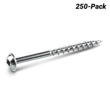 Kreg Pocket Hole ScrewsCoarse/MaxiLoc HeadZinc 51 MM 250 pack - KR-SMLC2-250