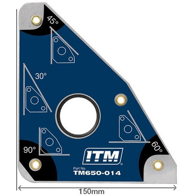 ITM Multi-Angle Welding Magnet 55kg Force 150 MM - TM650-014