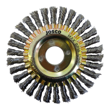 Josco Brush Wheel XHD 30-Knot 125x1Rx22 0.50 - JPW125