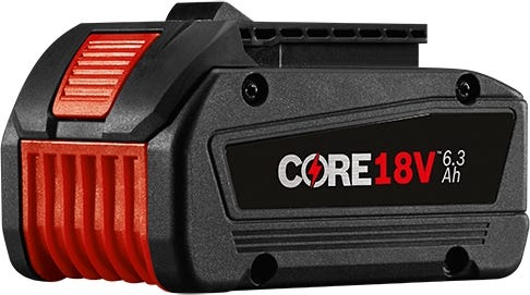 BoschCORE18V 18 V Lithium-Ion 6.3 Ah Battery