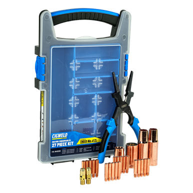 Cigweld Front End Consumable Kit Tweco #4 27 Piece - W4012301