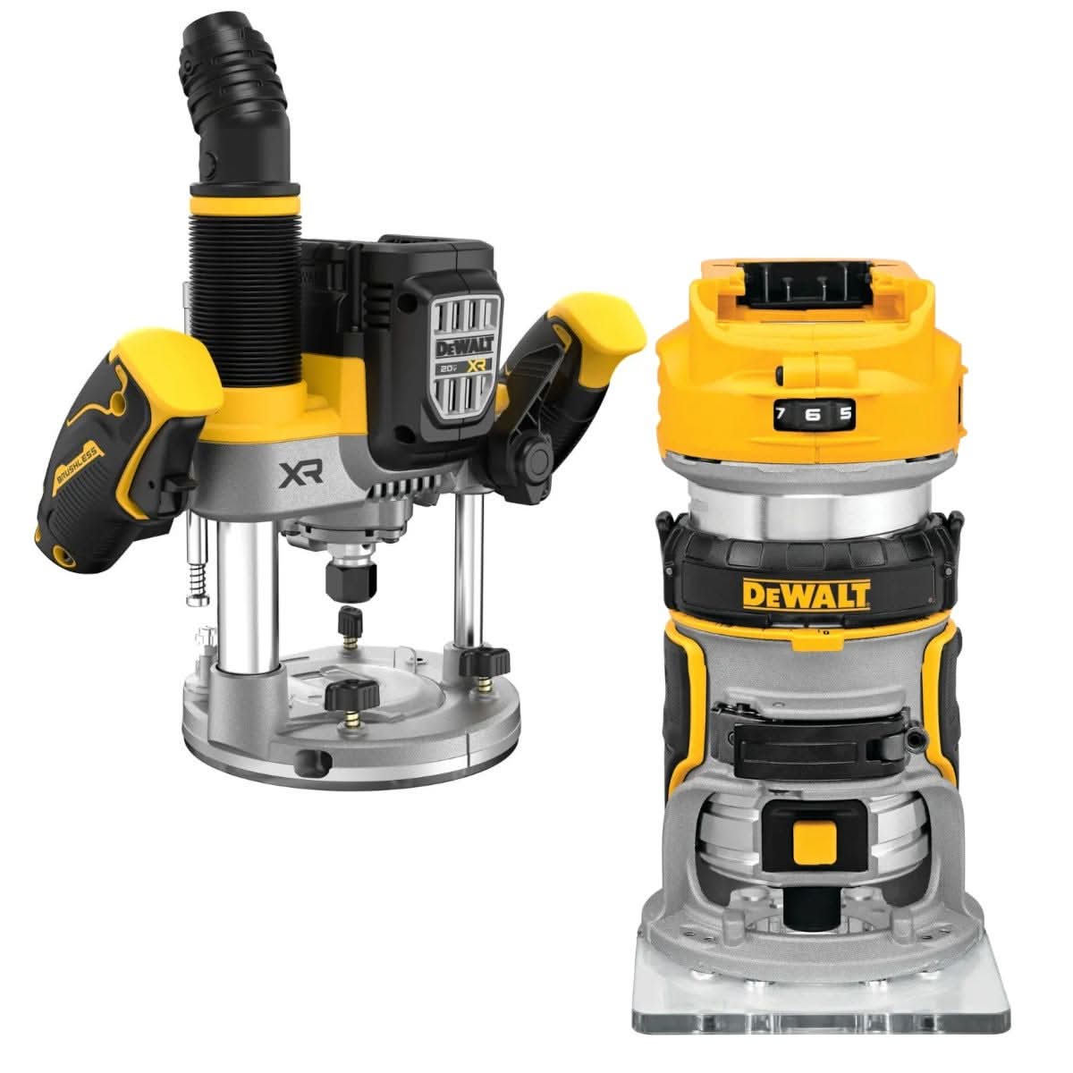 DeWalt 20V MAX XR Plunge Router and Compact Router Kit