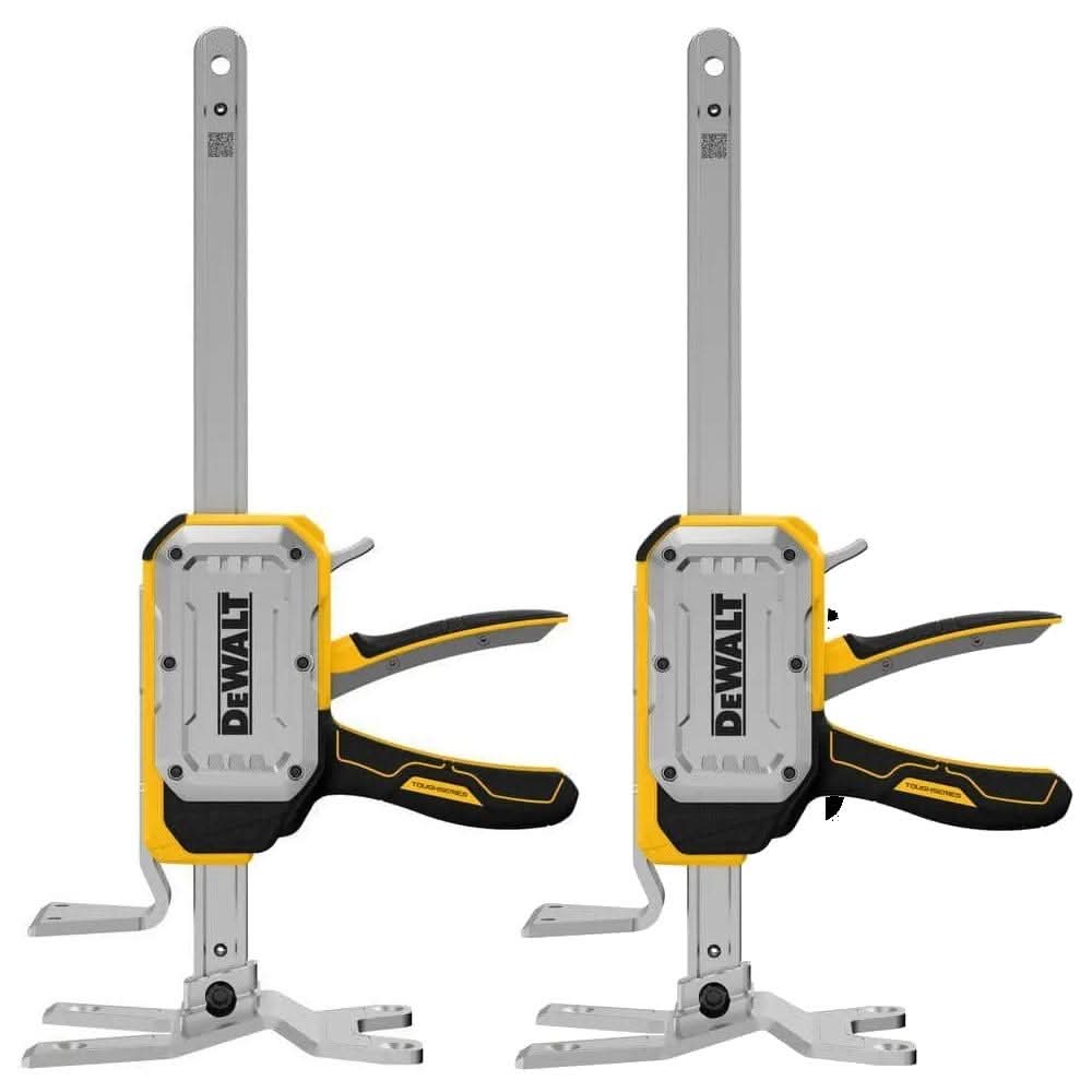 DEWALT DWHT83550 ToughSeries Construction Jack 8-3/4-in. Lift Height, 340 lb. Capacity, 2-Pack