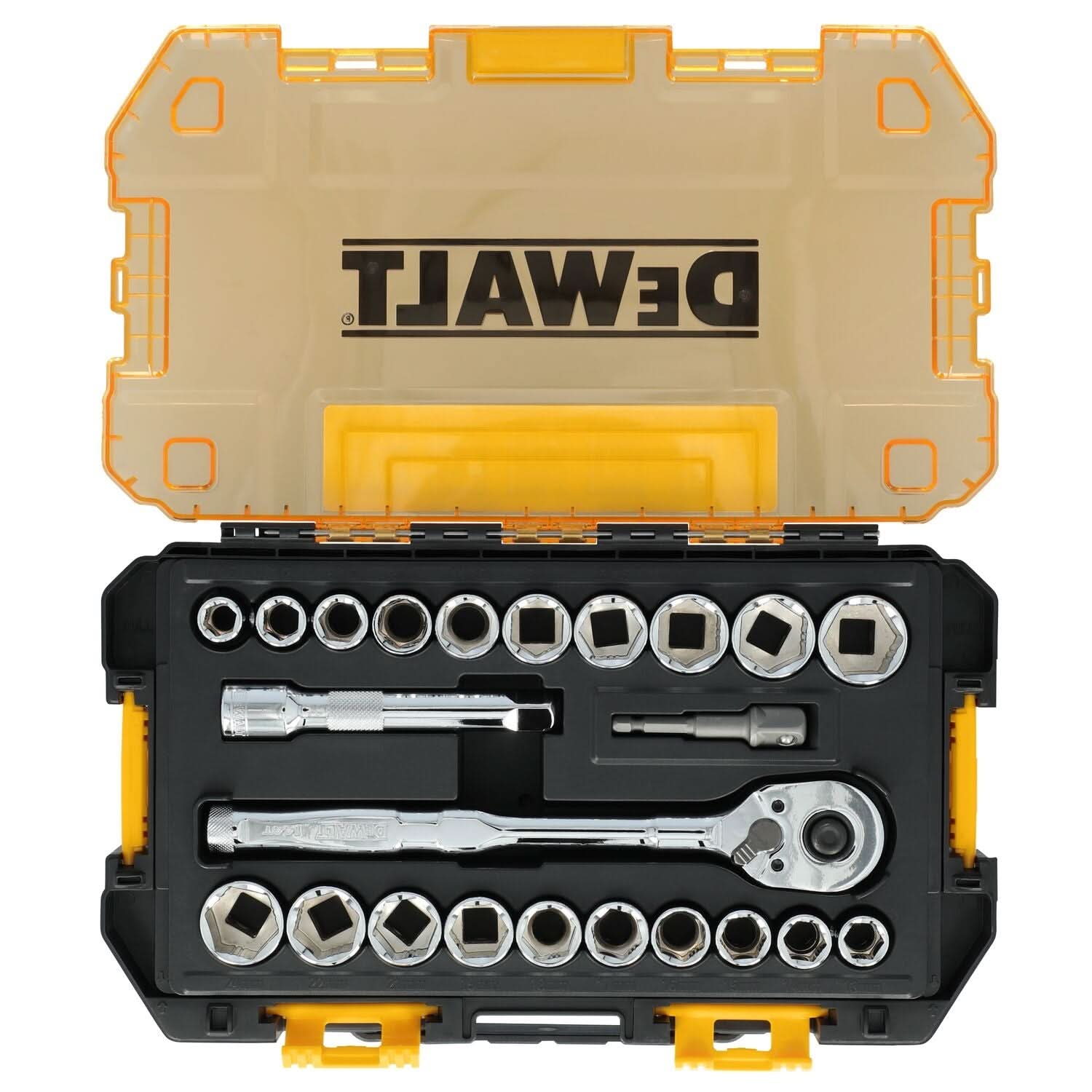 DeWalt DWMT45414 TOUGHSERIES 23-Piece TOUGH BOX 1/2 in. Drive Mechanics Tool Set