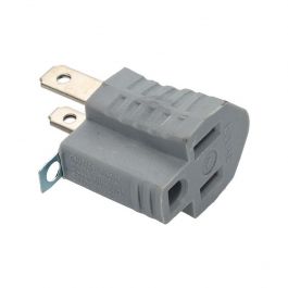 DiversiTech ED419 Ground Adapter 2 Pole 3 Wire 15A 125V
