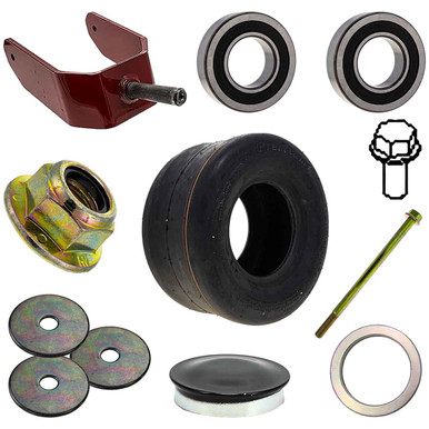 Fork Kit Bearing With Fork -Hardware and Tire Assy For Toro Zmaster 52" 4000 Series