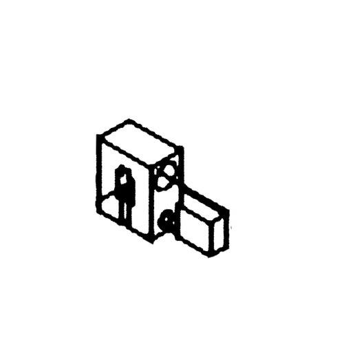 HUSTLER 600896 LEFT HAND STEERING BLOCK W/A HUSTLER MOWERS 600896
