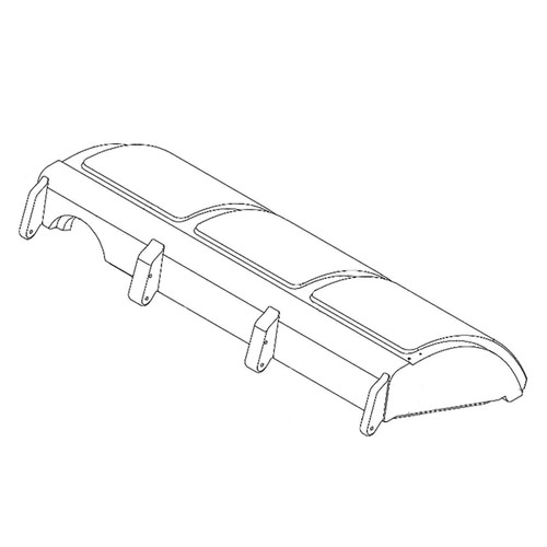 HUSTLER 603225 CATCHER LID 3 BAG HUSTLER MOWERS 603225