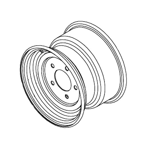 HUSTLER 786145 WHEEL 10 X 7.50 ON 4 1/2 1 HUSTLER MOWERS 786145