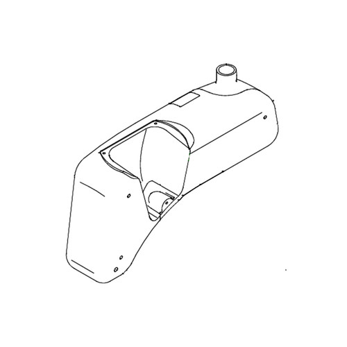 HUSTLER 796417 FUEL TANK RIGHT HAND HUSTLER WALKBEHIND HUSTLER MOWERS 796417