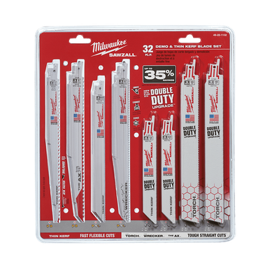 Milwuakee SAWZALL Recip Saw Blade 32 Piece - 49221132