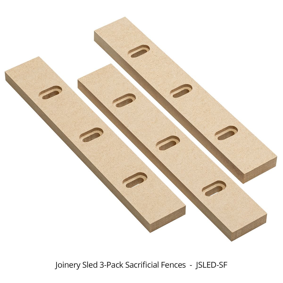 Woodpeckers JSLED-SF Joinery Sled Replacement Sacrificial Fence, 3-Pack