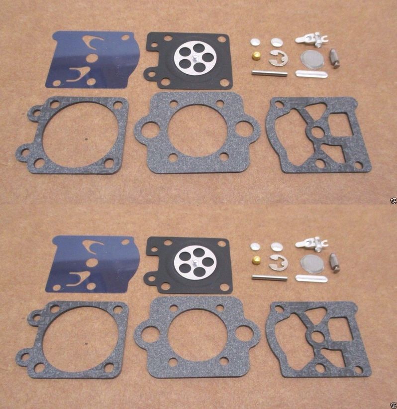 2 Pack Genuine Walbro K10-WTEA Carburetor Repair Rebuild Kit OEM