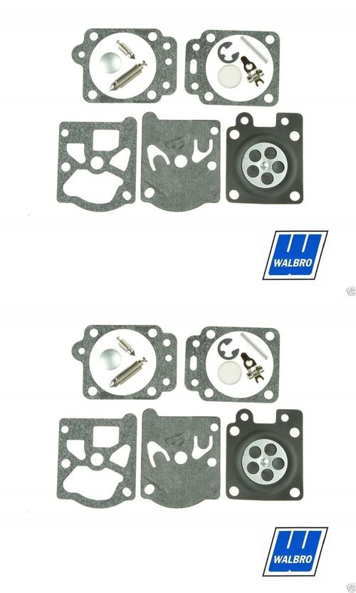 2 Pack Genuine Walbro K27-WAT Carburetor Repair Rebuild Kit Fits WA WT Echo