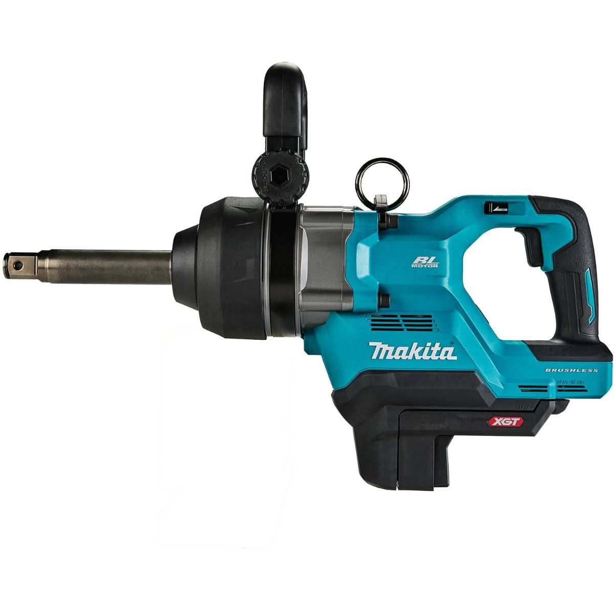 Makita GWT10Z 40V max XGT Brushless 4-Speed High-Torque 1 in. Sq. Drive D-Handle Extended Anvil Impact Wrench, Tool Only (Friction Ring)