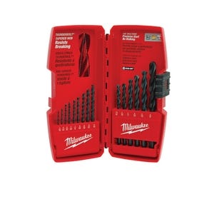 Milwaukee15-PieceThunderbolt Black Oxide Drill Bit Set