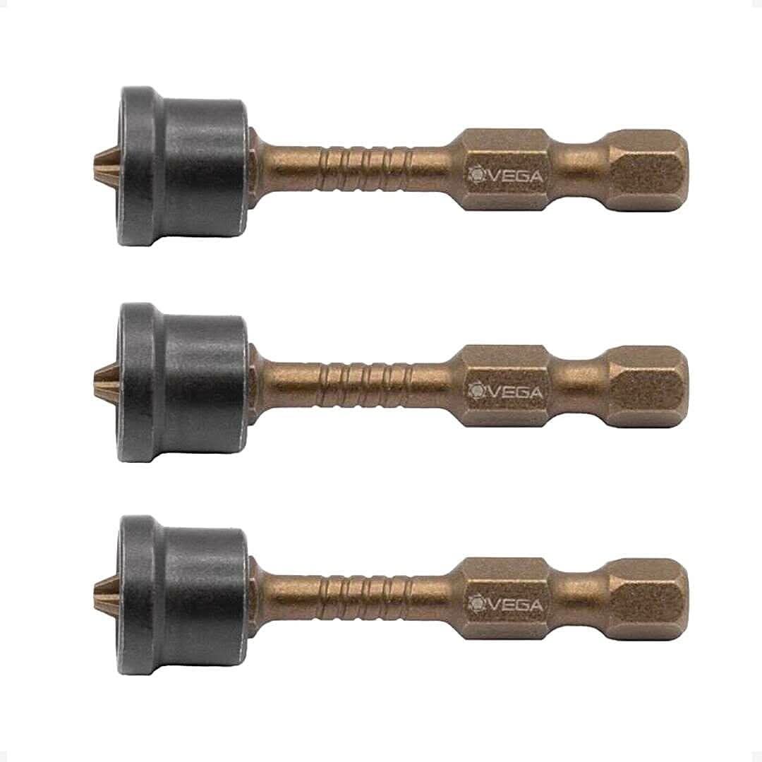 Vega P150P2C Impactech Phillips #2 Insert Drywall Indenter Bit, 1 in. (50-Pack)